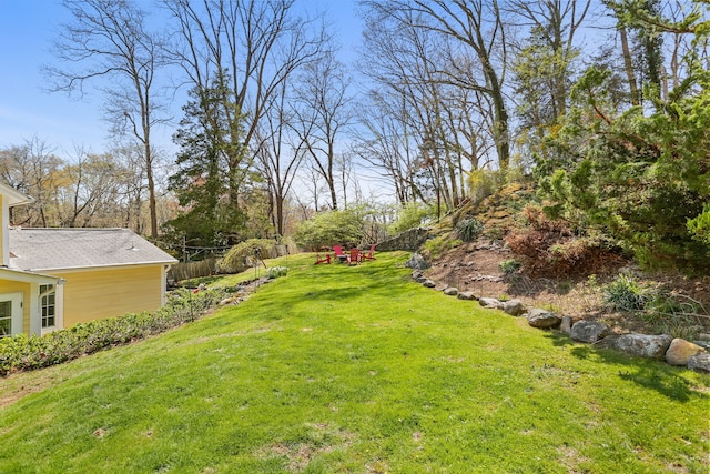 view of yard