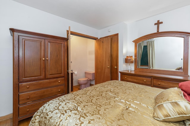 bedroom with ensuite bathroom