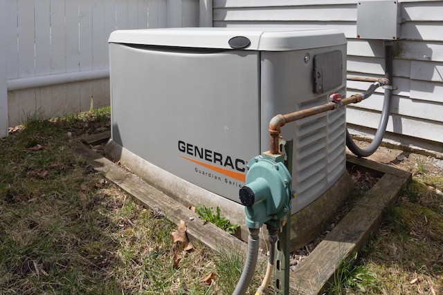 exterior details with a power unit