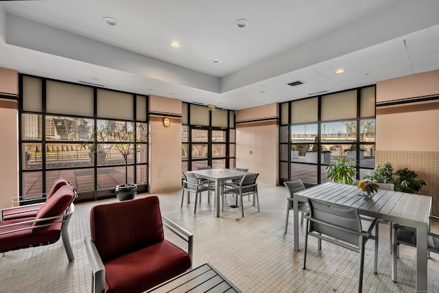 lobby with visible vents