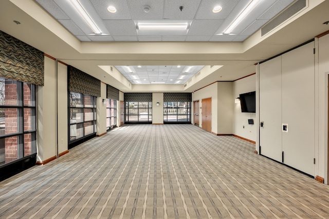 building lobby with visible vents