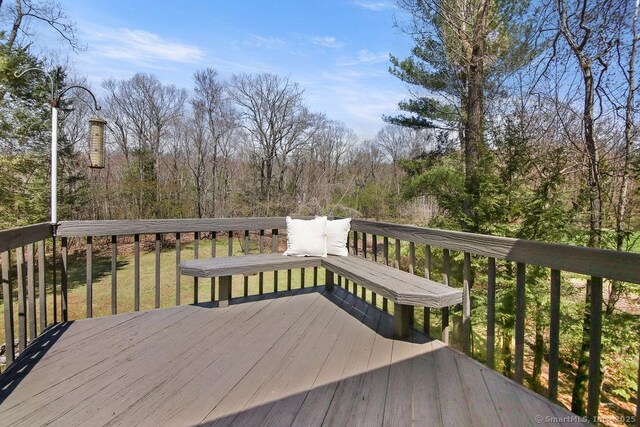 8 Gregory Ln, Simsbury, CT 06070 - view of wooden deck