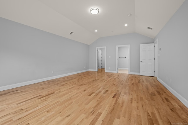 54 Edgerton Rd, Granby, CT 06090 - bonus room featuring lofted ceiling, light wood finished floors, and recessed lighting