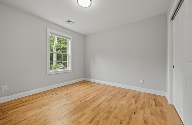 54 Edgerton Rd, Granby, CT 06090 - unfurnished room with baseboards and light wood-type flooring