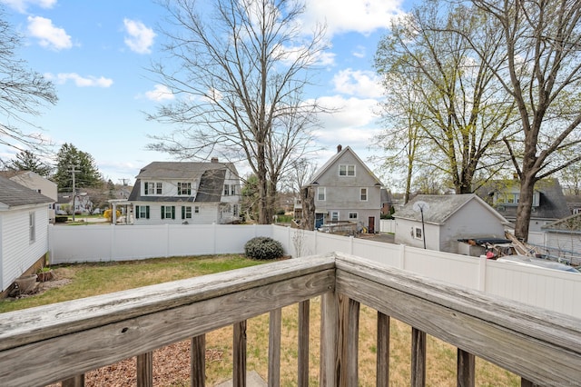 16 Academy St, Manchester, CT 06040 - view of yard with fence and a residential view