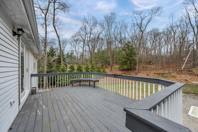 394 Woodhaven Rd, Glastonbury, CT 06033 - view of wooden deck