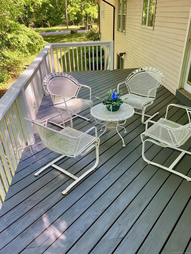 64 Sherwood Ln, Norwich, CT 06360 - view of deck