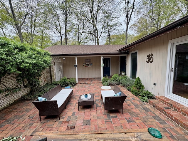 64 Sherwood Ln, Norwich, CT 06360 - view of patio / terrace featuring outdoor lounge area