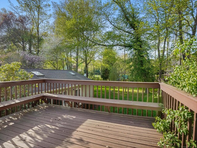 44 Buckingham Ridge Rd, Wilton, CT 06897 - view of wooden deck