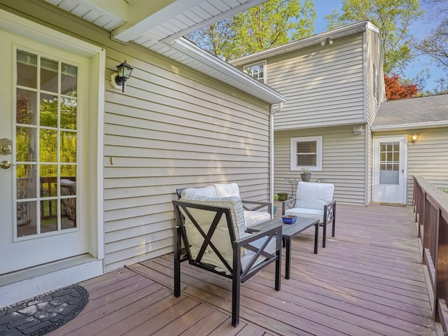 44 Buckingham Ridge Rd, Wilton, CT 06897 - view of wooden terrace