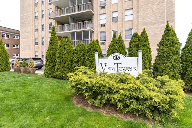 65 Glenbrook Rd Apt 6B, Stamford, CT 06902 - community sign with a lawn
