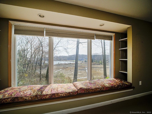 interior details with recessed lighting
