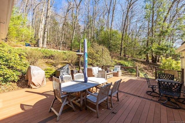 206 New Rd, Avon, CT 06001 - deck with outdoor dining space