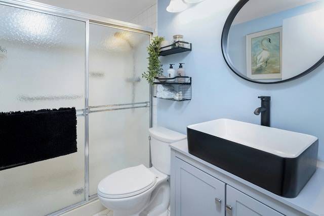 201 Rowayton Woods Dr Unit 201, Norwalk, CT 06854 - bathroom with a shower stall, toilet, and vanity