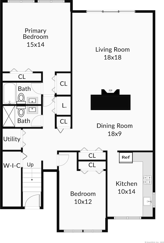 201 Rowayton Woods Dr Unit 201, Norwalk, CT 06854 - floor plan