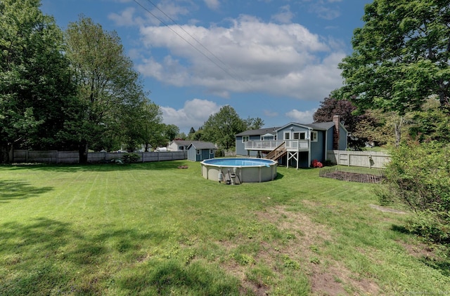 531 Oxbow Dr, Torrington, CT 06790 - view of yard with a deck
