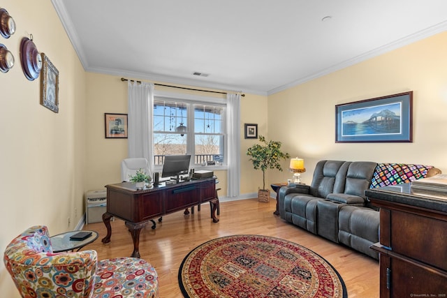 95 S Ridge Ln Unit G103, Berlin, CT 06037 - office space featuring light wood finished floors, visible vents, and ornamental molding