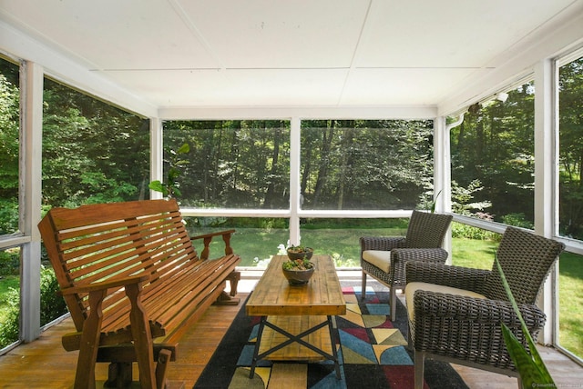 8 Oak Ln, Weston, CT 06883 - sunroom / solarium with an outdoor hangout area