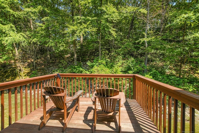 8 Oak Ln, Weston, CT 06883 - view of wooden deck