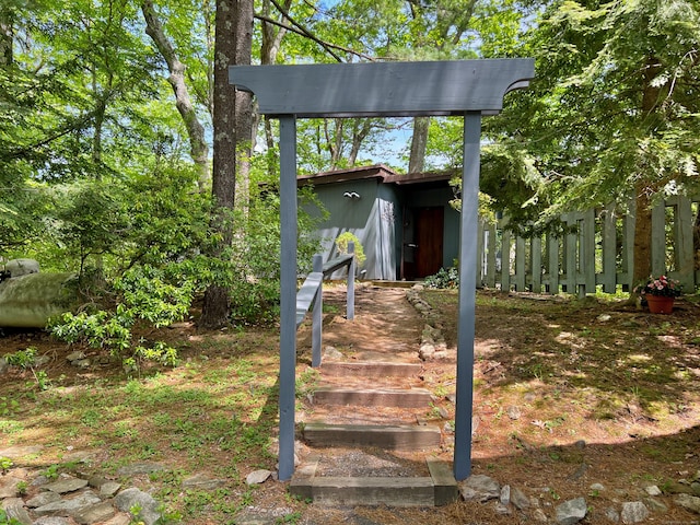 1177 Rock Rimmon Rd, Stamford, CT 06903 - view of yard featuring fence