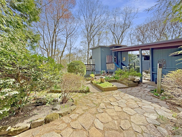 1177 Rock Rimmon Rd, Stamford, CT 06903 - view of patio / terrace with a garden