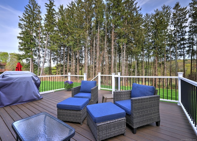 245 Paradise Ave, Hamden, CT 06514 - deck with area for grilling