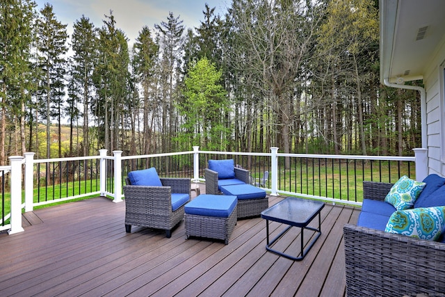 245 Paradise Ave, Hamden, CT 06514 - deck featuring an outdoor hangout area