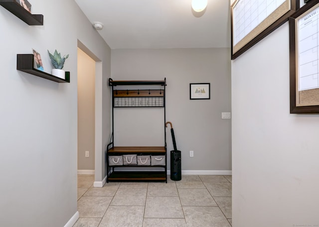 245 Paradise Ave, Hamden, CT 06514 - hallway featuring baseboards and light tile patterned floors