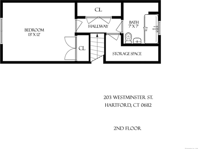 203 Westminster St, Hartford, CT 06112 - room layout