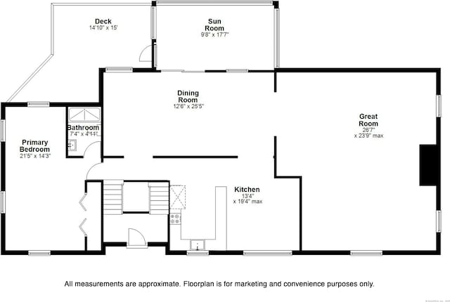 594 Barrack Hill Rd, Ridgefield, CT 06877 - property floor plan