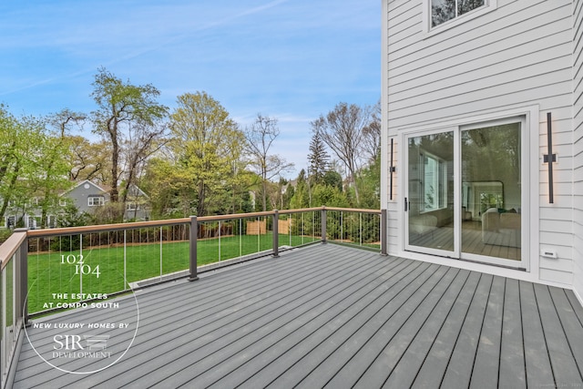 104 Compo Rd S, Westport, CT 06880 - deck with a lawn
