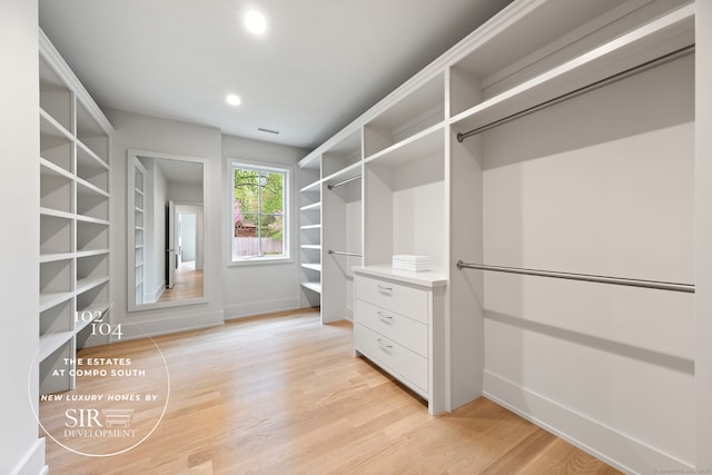 104 Compo Rd S, Westport, CT 06880 - spacious closet with light wood finished floors and visible vents