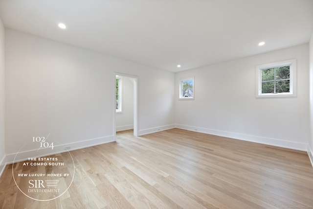 104 Compo Rd S, Westport, CT 06880 - unfurnished room with baseboards, plenty of natural light, and light wood-style floors