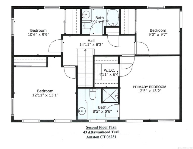 43 Attawanhood Trl, Hebron, CT 06231 - view of layout