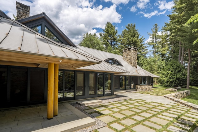 view of community featuring a patio area