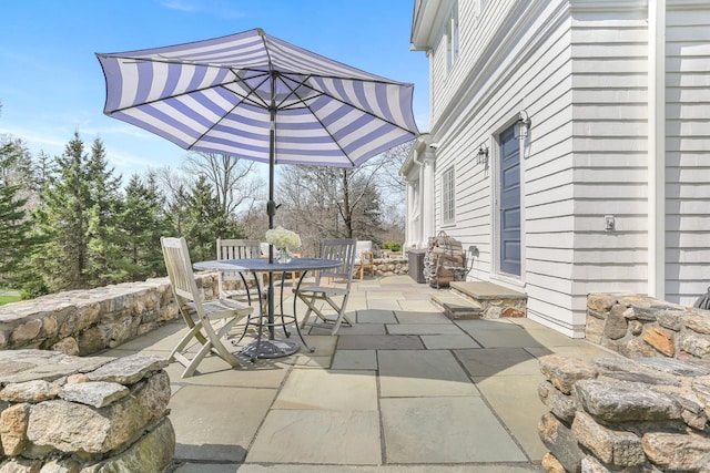 47 Peaceable St, Ridgefield, CT 06877 - view of patio with outdoor dining area