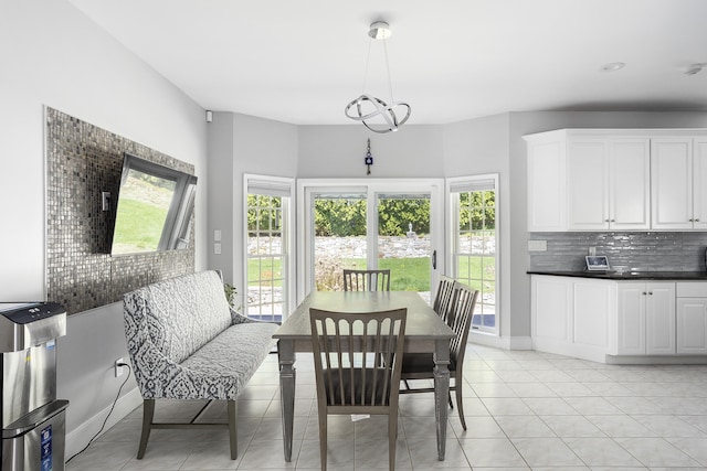 21 Centennial Dr, Danbury, CT 06811 - dining room featuring baseboards and light tile patterned floors