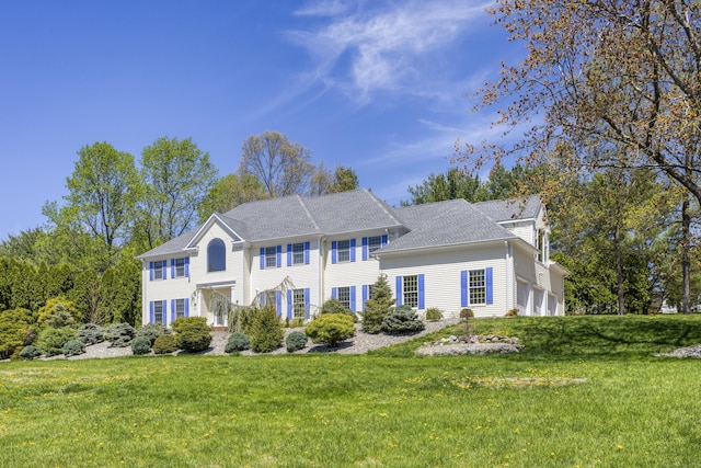 21 Centennial Dr, Danbury, CT 06811 - colonial house featuring a garage and a front lawn
