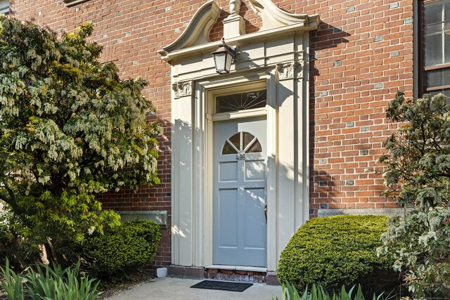 498 Whitney Ave Unit 1D, New Haven, CT 06511 - doorway to property with brick siding