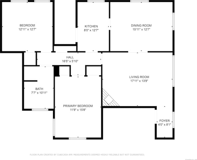498 Whitney Ave Unit 1D, New Haven, CT 06511 - property floor plan