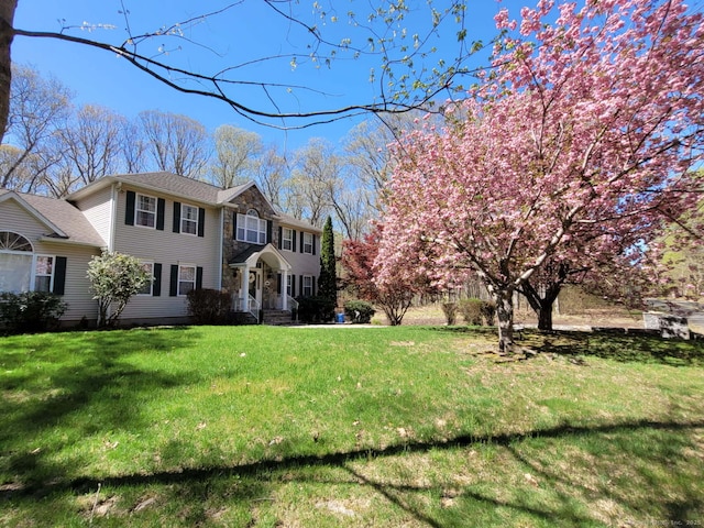 340 Webb Cir, Monroe, CT 06468 - colonial inspired home featuring a front lawn