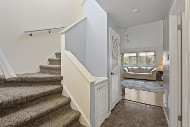 view of stairway
