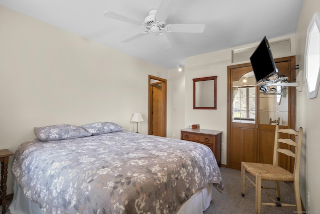 98 Cynthia Dr, West Haven, CT 06516 - carpeted bedroom featuring ceiling fan