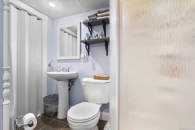 98 Cynthia Dr, West Haven, CT 06516 - bathroom with toilet and tile patterned flooring
