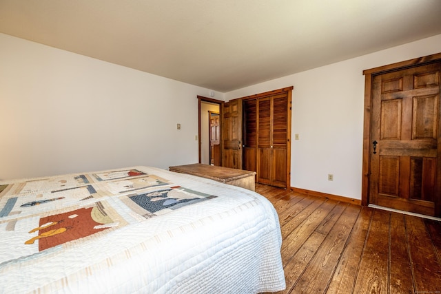 16 November Trl, Haddam, CT 06438 - bedroom with a closet, hardwood / wood-style floors, and baseboards