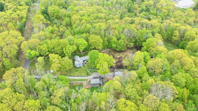 469 Platt Hill Rd, Winchester, CT 06098 - bird's eye view featuring a forest view