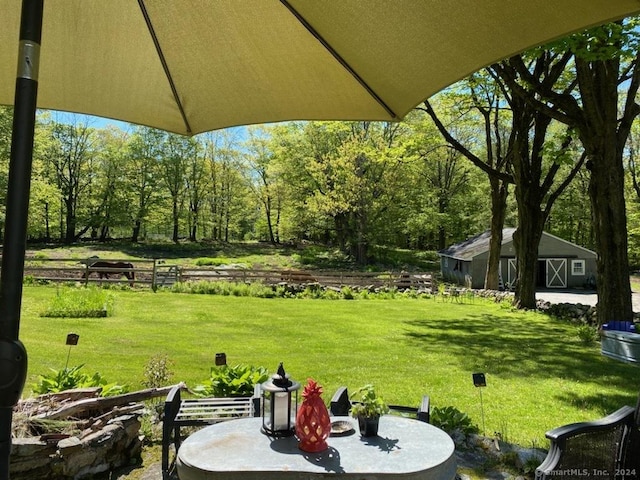 469 Platt Hill Rd, Winchester, CT 06098 - view of yard with fence