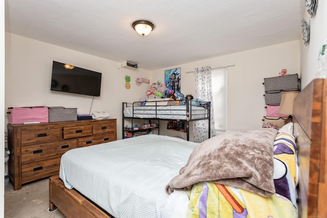 bedroom with carpet