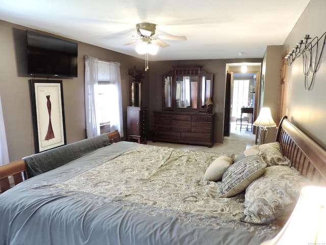 190 Wickham Rd, East Haddam, CT 06423 - bedroom featuring carpet floors and a ceiling fan