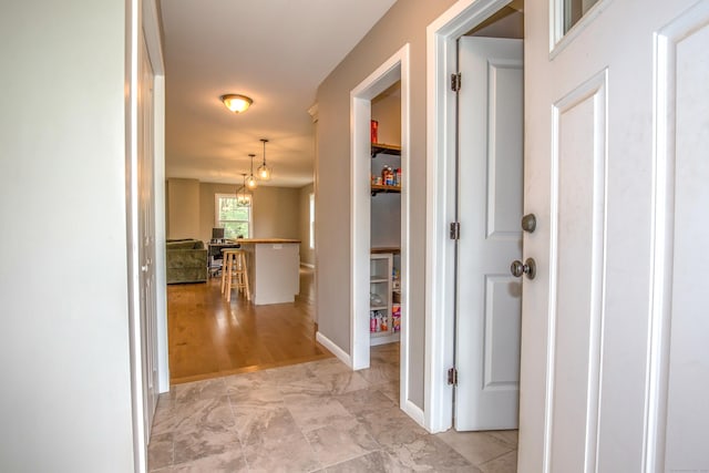 3 Henry Rd, Enfield, CT 06082 - corridor featuring baseboards and marble finish floor